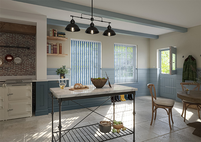 Trinity (Blackout), Delph Blue - Vertical Blind - Image 7